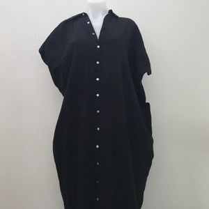 ACACIA SWIMWEAR OAHU DRESS - BLACK (EBONY) NWT